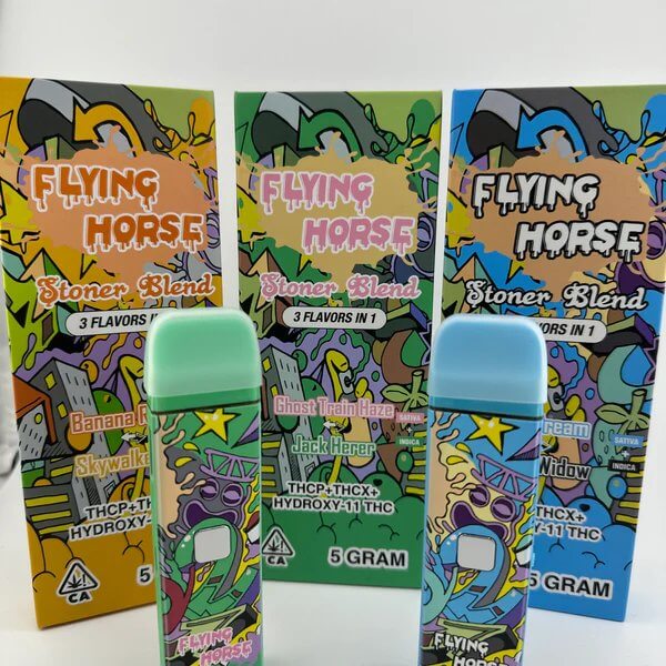 FLYING HORSE | KIEF PREROLL | DELTA 8 | 30 CT / JAR product image